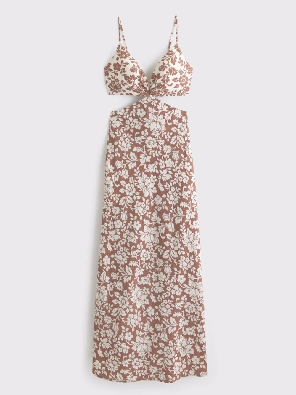 Abercrombie & Fitch Julia Slip Cutout Maxi Dress
